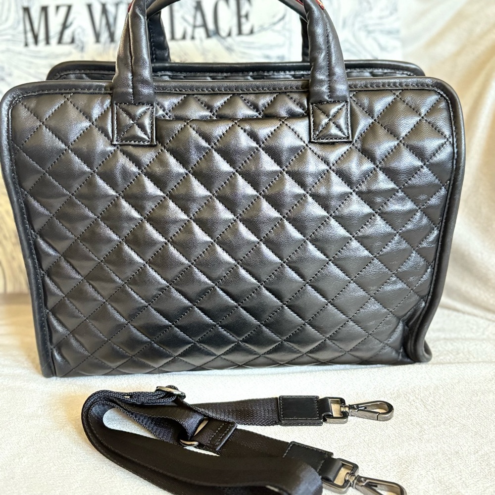 LEATHER MZ Wallace Medium Box Tote - Picture 2 of 6